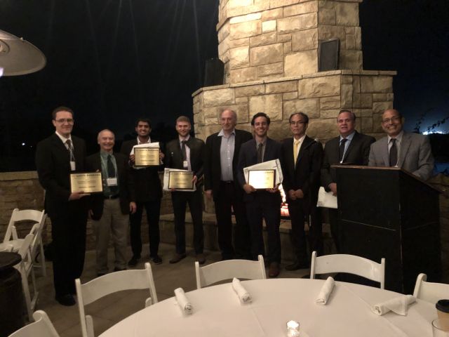 SSLEEC Outstanding Graduate Students (Nicholas at far left, next to Chris)