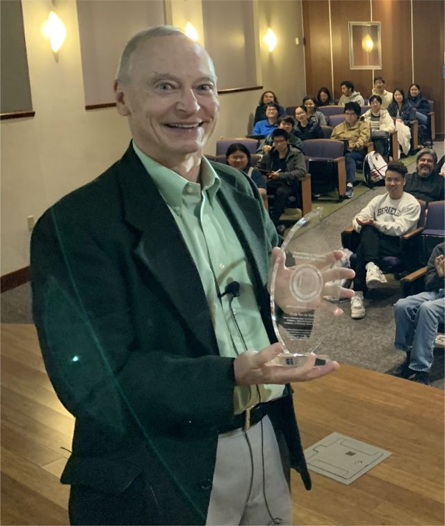 Prof. Van de Walle delivered the lecture on “Nitride Semiconductors for Energy-Efficient Technologies” on February 27, 2025, at the University of California, Berkeley.