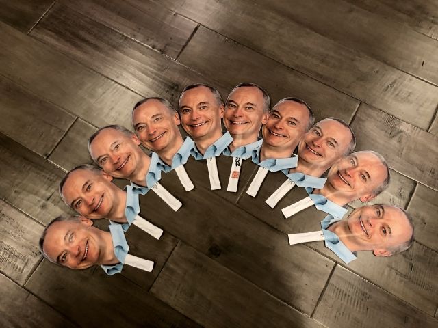 Lots of Chris heads